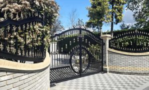 Pagar Besi Tempa Klasik Mewah