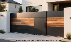 Pagar Sliding Minimalis