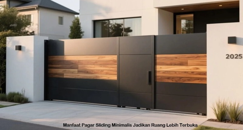 Pagar Sliding Minimalis